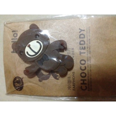 Earpiece Winder - Choco Teddy